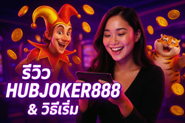รีวิว HUBJOKER888 จุดแข็ง & วิธีเริ่ม
