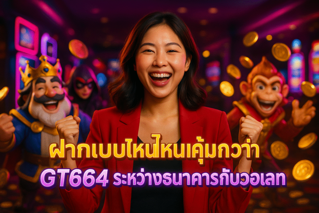 ฝากแบบไหนคุ้มกว่าบน GT664 ระหว่างธนาคารกับวอเลท